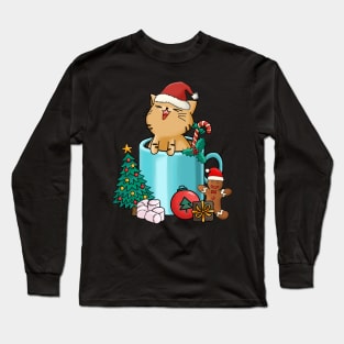 Cute and Lovely Animals with Christmas Vibes Long Sleeve T-Shirt